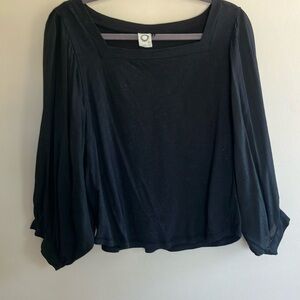 Anthropologie Black Top